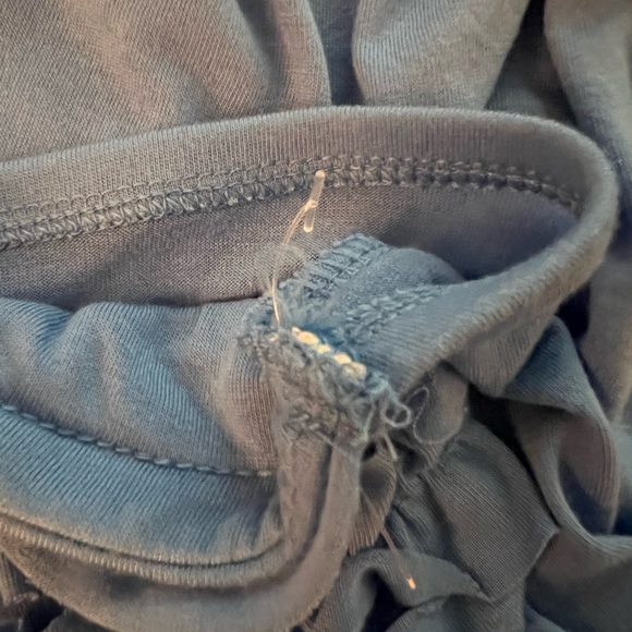 New Girls Medium Blue Ocean Pacific Strapless Swim Cover Up - Picture 11 of 11